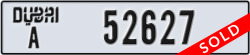 dubai - code - A - number -52627