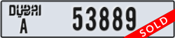 dubai - code - A - number -53889
