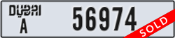 dubai - code - A - number -56974