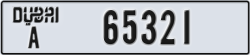 dubai - code - A - number -65321