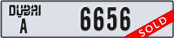 dubai - code - A - number -6656