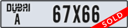 dubai - code - A - number -67X66