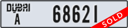 dubai - code - A - number -68621