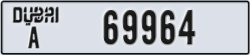 dubai - code - A - number -69964