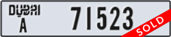 dubai - code - A - number -71444