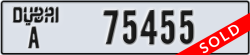 dubai - code - A - number -75455