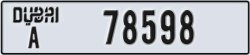 dubai - code - A - number -78519