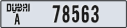dubai - code - A - number -78563