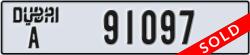 dubai - code - A - number -91097