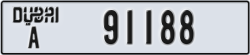 dubai - code - A - number -91188