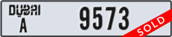 dubai - code - A - number -9573