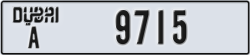 dubai - code - A - number -9715