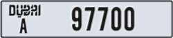 dubai - code - A - number -97700