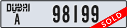 dubai - code - A - number -98120