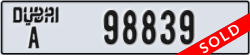 dubai - code - A - number -98760