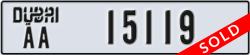 dubai - code - AA - number -15119