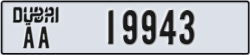 dubai - code - AA - number -19943