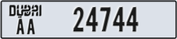 dubai - code - AA - number -24744