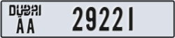 dubai - code - AA - number -29221