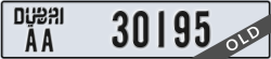 dubai - code - AA - number -30195
