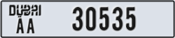 dubai - code - AA - number -30535