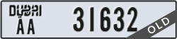 dubai - code - AA - number -31632