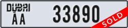dubai - code - AA - number -33890