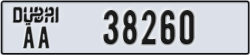 dubai - code - AA - number -38181