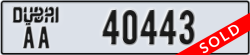 dubai - code - AA - number -40443