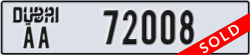 dubai - code - AA - number -72008