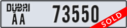 dubai - code - AA - number -73550