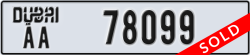 dubai - code - AA - number -78099