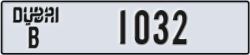 dubai - code - B - number -1032