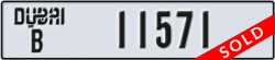 dubai - code - B - number -11571