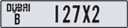 dubai - code - B - number -127X2