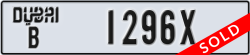 dubai - code - B - number -1296X