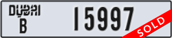 dubai - code - B - number -15997