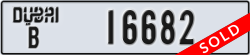 dubai - code - B - number -16682