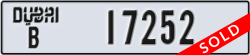 dubai - code - B - number -17252