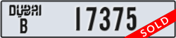 dubai - code - B - number -17375