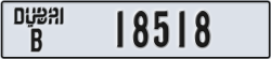 dubai - code - B - number -18439