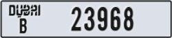 dubai - code - B - number -23968