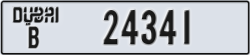 dubai - code - B - number -24341