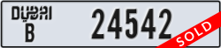 dubai - code - B - number -24542