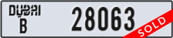dubai - code - B - number -28063