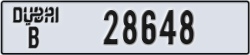 dubai - code - B - number -28648