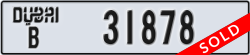dubai - code - B - number -31878