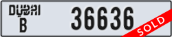 dubai - code - B - number -36636