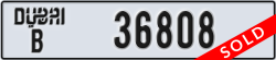 dubai - code - B - number -36808