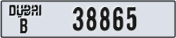 dubai - code - B - number -38865